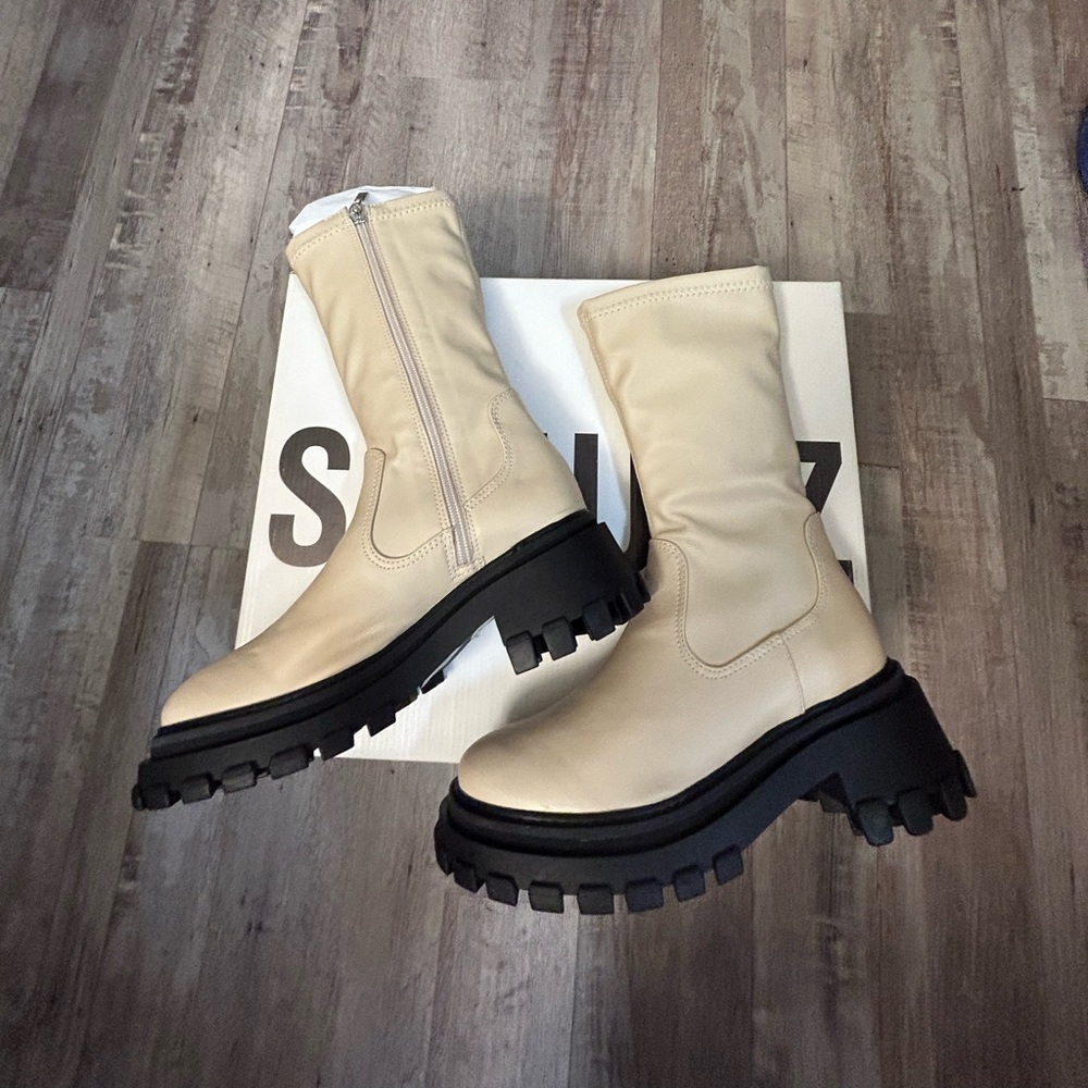 Schutz Kendy lug sole boots - Picture 8 of 12